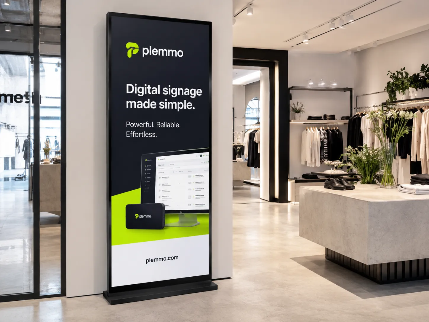 Digital advertising display